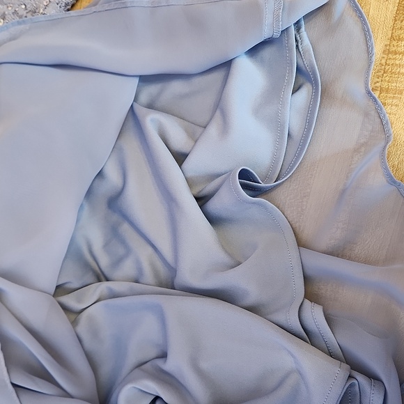 ALEX EVENINGS Long Gown Sequin Lace Bodice & Chifon Skirt, 8P - Picture 11 of 16